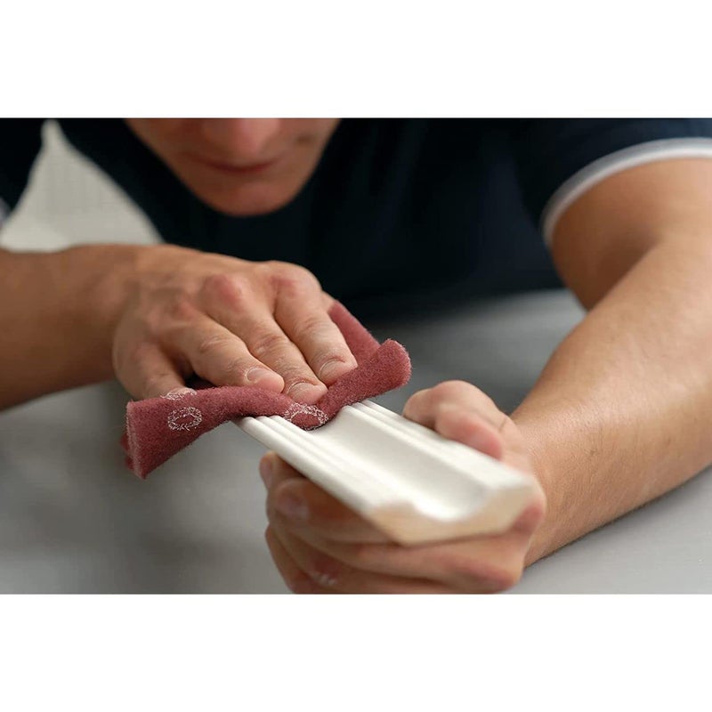 Mirka Mirlon Total Scuff Handsanding Pad Non-Woven/Very Fine Grit 360/3 Pieces / 4.5"" x 9"" / 18-118-447RP - Image 3